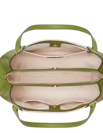 Kate Spade New York Lena Canvas Colorblock Triple Compartment Shoulder Bag