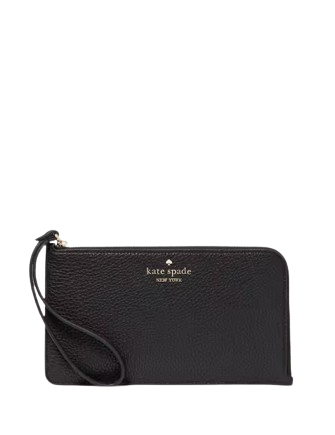 Kate Spade New York Lucy Pebbled Leather Medium L-zip Wristlet