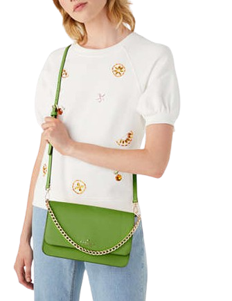 Kate Spade New York Madison Saffiano Leather Flap Convertible Crossbody