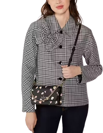 Kate Spade New York Madison Floral Waltz Small Flap Crossbody