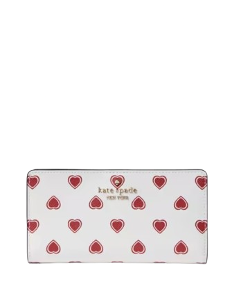 折りたたみ財布 Kate Spade KK961 Boxed Madison Large Slim Bifold Wallet NWT Kate Spade KK961 Boxed Madison Perforated Large Slim