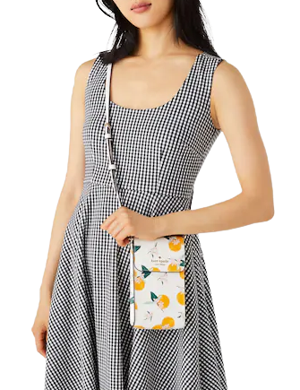 Kate Spade New York Madison Orange Toss North South Crossbody