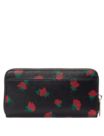 Kate Spade New York Madison Rose Toss Printed Large Continental Wallet
