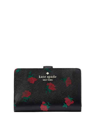 Kate Spade New York Madison Rose Toss Printed Medium Compact