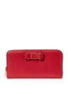 Kate Spade New York Morgan Bow Embellished Zip-around Continental Wallet