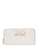Kate Spade New York Morgan Bow Embellished Zip-around Continental Wallet