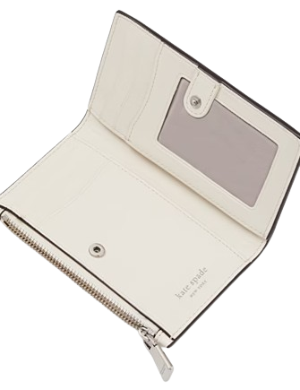 Kate Spade New York Morgan Crystal Inlay Small Slim Bifold Wallet