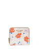 Kate Spade New York Morgan Dotty Floral Embossed Small Compact Wallet