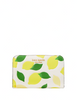Kate Spade New York Morgan Lemon Toss Embossed Gusseted Wristlet