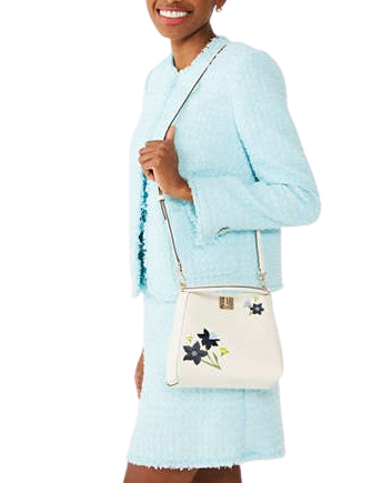 【Kate Spade】Phoebe Applique Small Top Handle ◆国内発送◆ Kate Spade Phoebe Applique Small Top Handle Bag - Bluestone