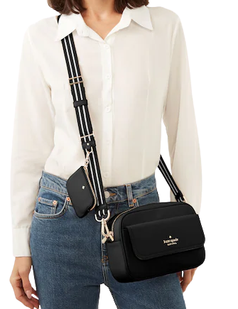 Kate Spade Rosie Pebbled Leather Bucket Bag & Large Flap Wallet