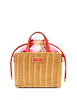 Kate Spade New York Sam Wicker Madras Mini Satchel