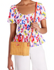 Kate Spade New York Sam Wicker Madras Mini Satchel