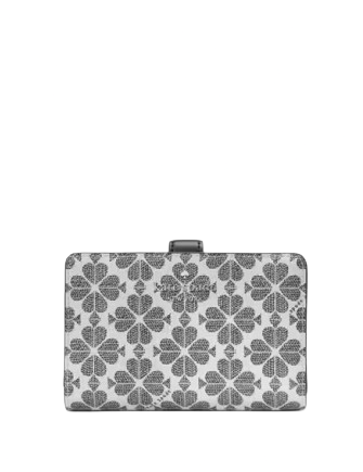 【★新作★Kate Spade★flower Medium コンパクト Bifold 財布】 Kate Spade New York Signature Spade Flower Medium Compact