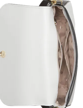 Kate Spade New York Staci Colorblock Saffiano Leather Flap Shoulder Bag
