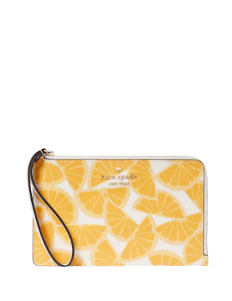 Kate Spade Staci Medium Satchel Crossbody in Lemon Fond 