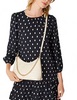 Kate Spade New York Zippy Croc Embossed Convertible Crossbody