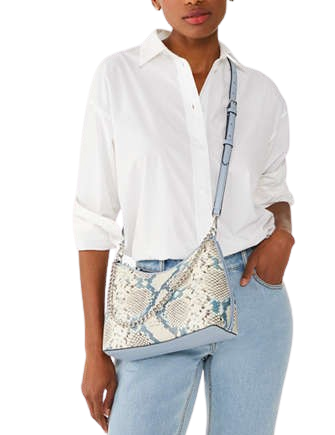 Kate Spade New York Zippy Snake Embossed Convertible Crossbody