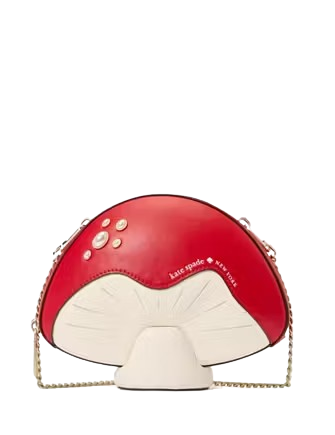 Kate Spade New York 3d Mushroom Crossbody Ruby Red 