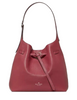 Kate Spade New York 454 Belted Large Shoulder Bag Red Jasper
