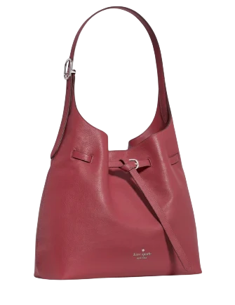 Kate Spade New York 454 Belted Large Shoulder Bag Red Jasper