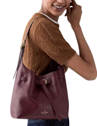 Kate Spade New York 454 Belted Small Shoulder Bag Grenache