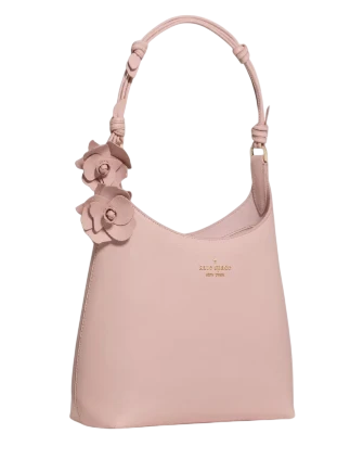 Kate Spade New York 454 Floral Handle Small Shoulder Bag  Rose Smoke