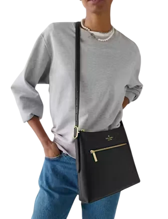 Kate Spade New York 454 Large Swingpack Buckle Crossbody Black