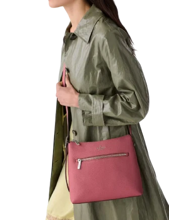 Kate Spade New York 454 Large Swingpack Buckle Crossbody Red Jasper 