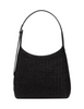 Kate Spade New York 454 Straw Small Shoulder Bag Black