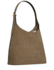 Kate Spade New York 454 Suede Large Shoulder Bag Driftwood