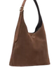 Kate Spade New York 454 Suede Large Shoulder Bag Hot Fudge