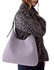 Kate Spade New York 454 Suede Large Shoulder Bag  Icy Lavender 
