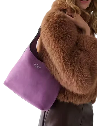 Kate Spade New York 454 Suede Small Shoulder Bag Wisteria