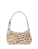 Kate Spade New York 454 Zebra Mini Crossbody Bag  Neutral 