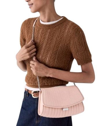 Kate Spade New York Ali Quilted Shoulder Bag Rose Smoke