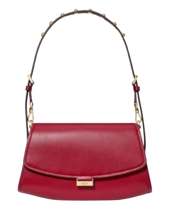 Kate Spade New York Ali Studded Shoulder Bag Red Jam