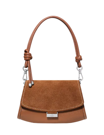 Kate Spade New York Ali Suede Mini Crossbody Bag Warm Gingerbread