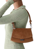 Kate Spade New York Ali Suede Mini Crossbody Bag Warm Gingerbread