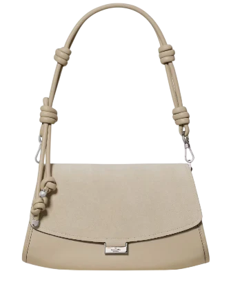 Kate Spade New York Ali Suede Shoulder Bag Light Sand