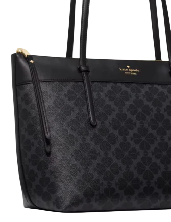 Kate Spade New York All Day Spade Flower Tote Bag Black