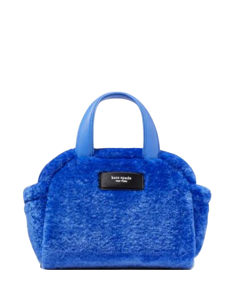 Kate Spade New York Apres Chic Faux Shearling Satchel Fluorite