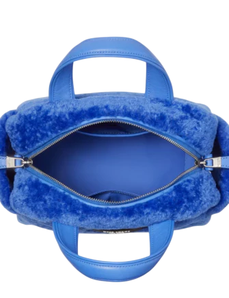 Kate Spade New York Apres Chic Faux Shearling Satchel Fluorite