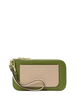 Kate Spade New York Ava Colorblocked Coin Card Case Wristlet Jungle Vine 