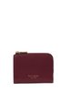 Kate Spade New York Ava Colorblocked Pebbled Leather Zip Bifold Wallet Cherry Juice