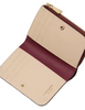Kate Spade New York Ava Colorblocked Pebbled Leather Zip Bifold Wallet Cherry Juice