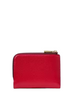 Kate Spade New York Ava Colorblocked Pebbled Leather Zip Bifold Wallet Cherry Juice