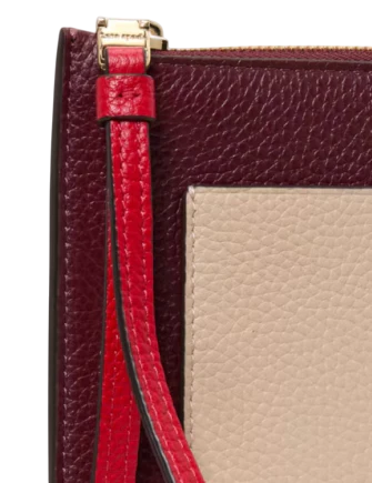 Kate Spade New York Ava Colorblocked Wristlet Cherry Juice