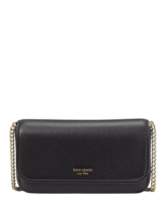 Kate Spade New York Ava Flap Chain Wallet Black
