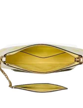 Kate Spade New York Ava Spring Pansies Pochette Yuzu Jam 